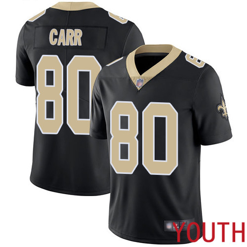 New Orleans Saints Limited Black Youth Austin Carr Home Jersey NFL Football #80 Vapor Untouchable Jersey